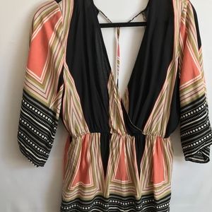 NWT Women's Simplee Apparel Romper Size L